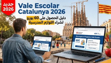 Vale Escolar Catalunya 2026 بقيمة 60 يورو لشراء اللوازم المدرسية في كاتالونيا